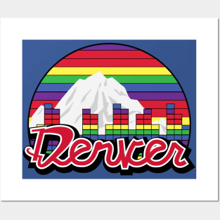 Retro Mile High City Hoodie/Crew Posters and Art